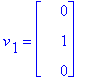 v[1] = matrix([[0], [1], [0]])