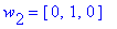 w[2] = vector([0, 1, 0])