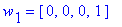 w[1] = vector([0, 0, 0, 1])