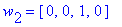 w[2] = vector([0, 0, 1, 0])