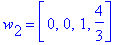 w[2] = vector([0, 0, 1, 4/3])