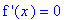 `f '`(x) = 0