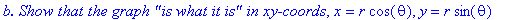`b. Show that the graph 