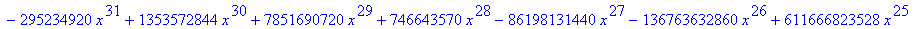 (x^2+3*x-5)^20 = x^40+60*x^39+1610*x^38+25080*x^37+243295*x^36+1407672*x^35+3258690*x^34-15639660*x^33-145490505*x^32-295234920*x^31+1353572844*x^30+7851690720*x^29+746643570*x^28-86198131440*x^27-1367...