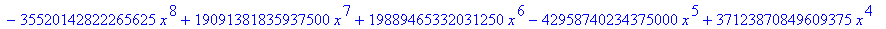 (x^2+3*x-5)^20 = x^40+60*x^39+1610*x^38+25080*x^37+243295*x^36+1407672*x^35+3258690*x^34-15639660*x^33-145490505*x^32-295234920*x^31+1353572844*x^30+7851690720*x^29+746643570*x^28-86198131440*x^27-1367...