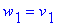w[1] = v[1]